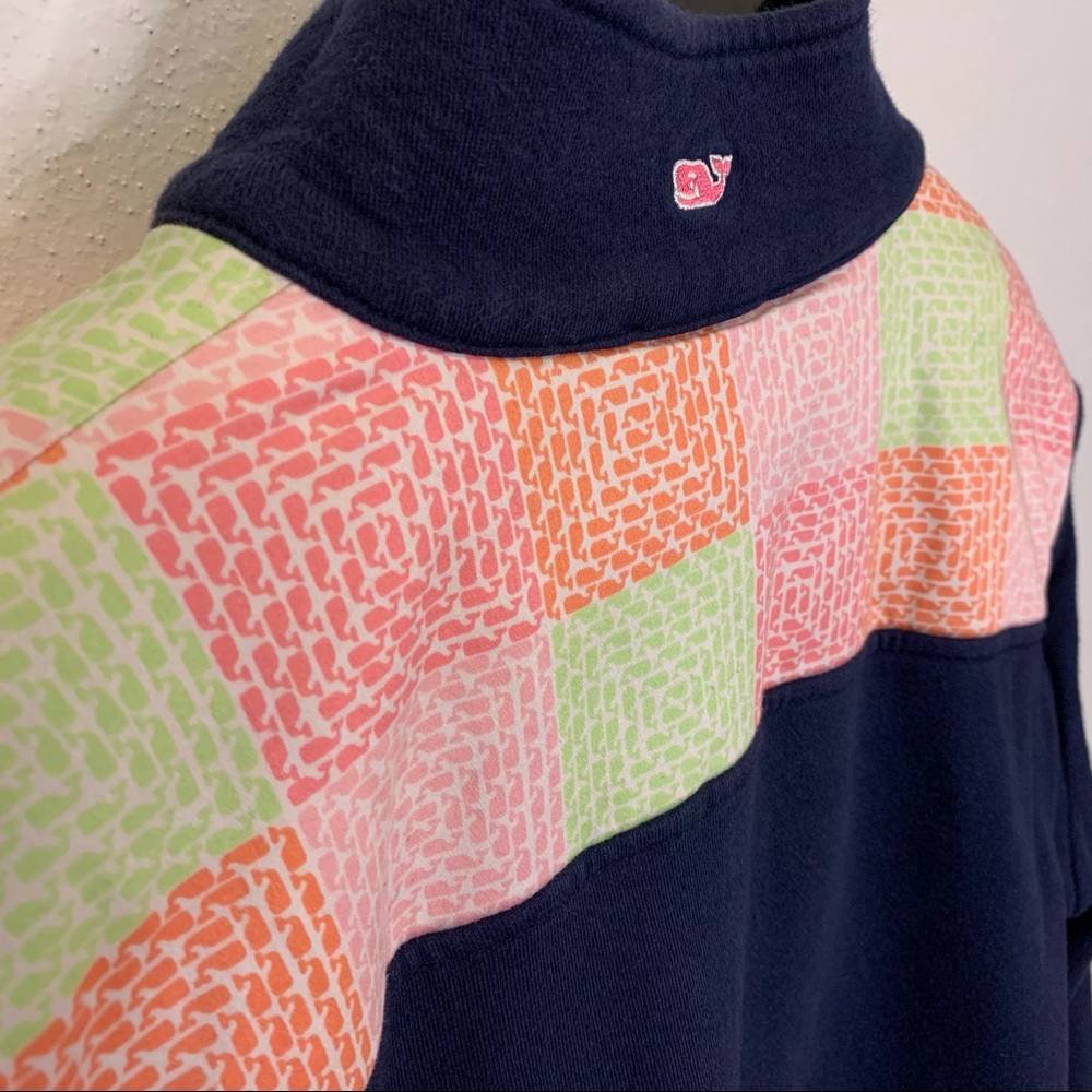 Vineyard Vines Patchwork Quarter Zip Sweater - image 3